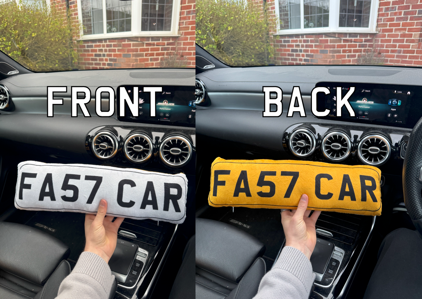 Special Edition UK Pillow Plate – Front & Rear